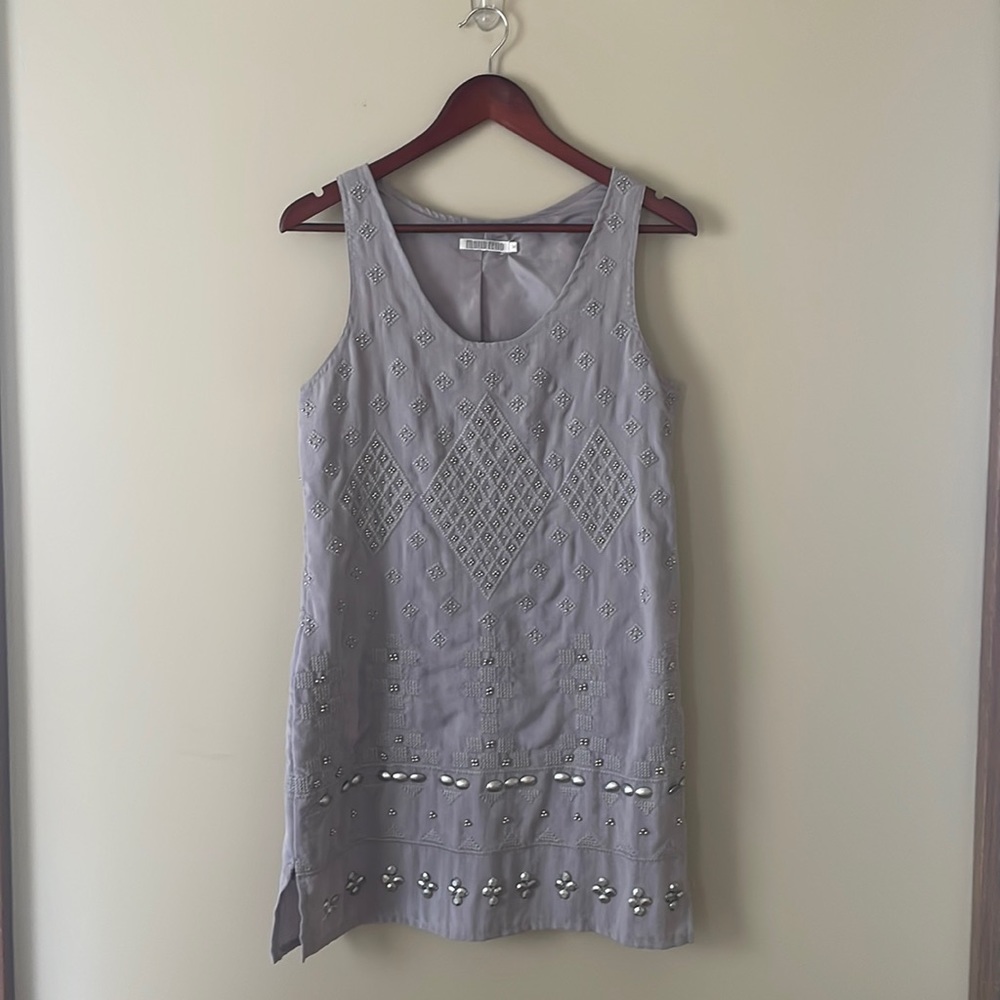 Monoreno Beaded Tunic Dress